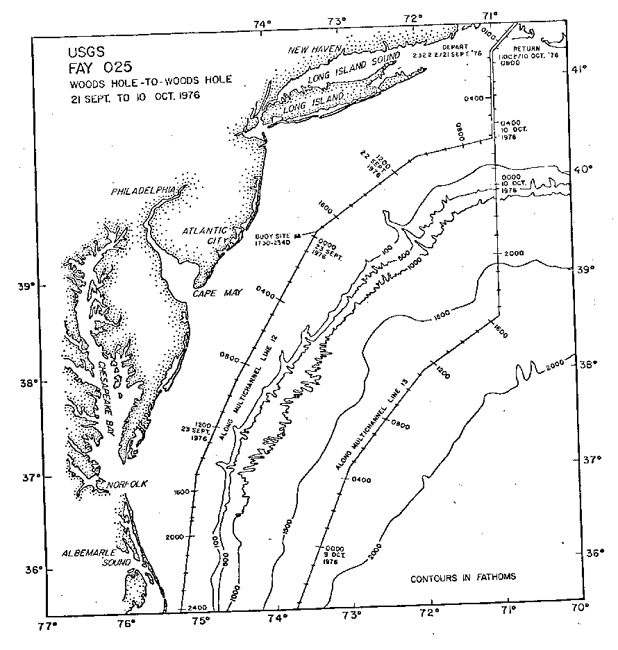 USGS OFR97-512: R/V FAY 25 Cruise Report