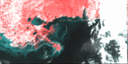 August 95 False-Color Infrared image
