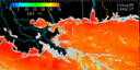August 95 Sea Surface Temperature image