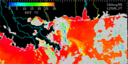 August 95 Sea Surface Temperature image
