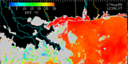 August 95 Sea Surface Temperature image