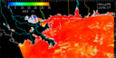 August 95 Sea Surface Temperature image