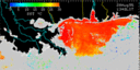 August 95 Sea Surface Temperature image