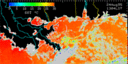 August 95 Sea Surface Temperature image