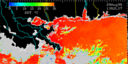 August 95 Sea Surface Temperature image