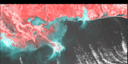 February 96 False-Color Infrared image