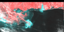 February 96 False-Color Infrared image