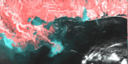 March 1996 False-Color Infrared image