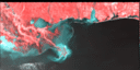 March 1997 False-Color Infrared image