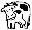 illustration of a dairy cow