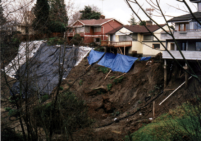 Slide in northwest Seattle.