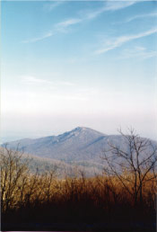 View of Old Rag from Skyline Drive