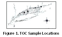 Figure 1 - TOC Sample Locations