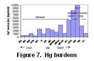 Figure 7 - Hg burdens