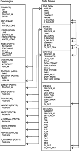 G-WIS Database Entity Relationship Diagram