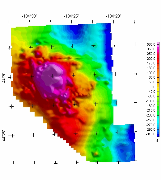 USGS Survey 5001  Aeromagnetic Map