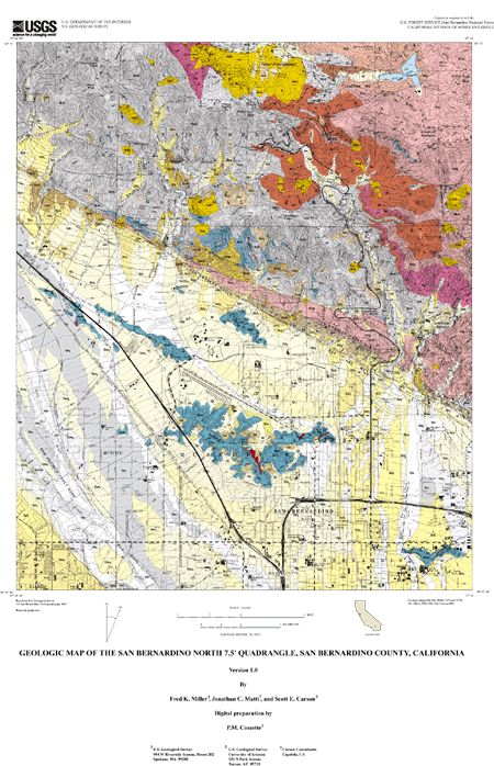 USGS Open-File Report 01-131: Geologic map of the San Bernardino North