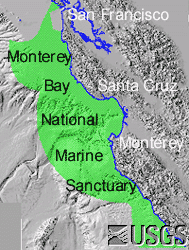 Monterey Bay National Marine Sanctuary index map