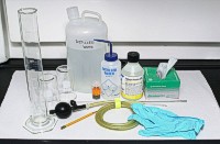 Materials required for hydrogen peroxide treatment.