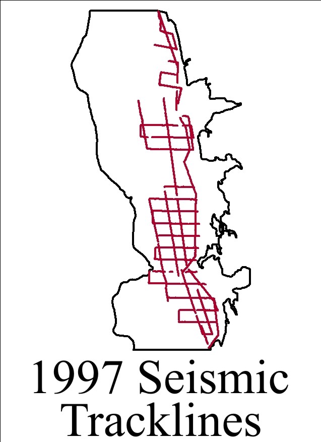 1997 Seismic Tracklines