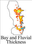 Bay and Fluvial Thickness  (79819 bytes)