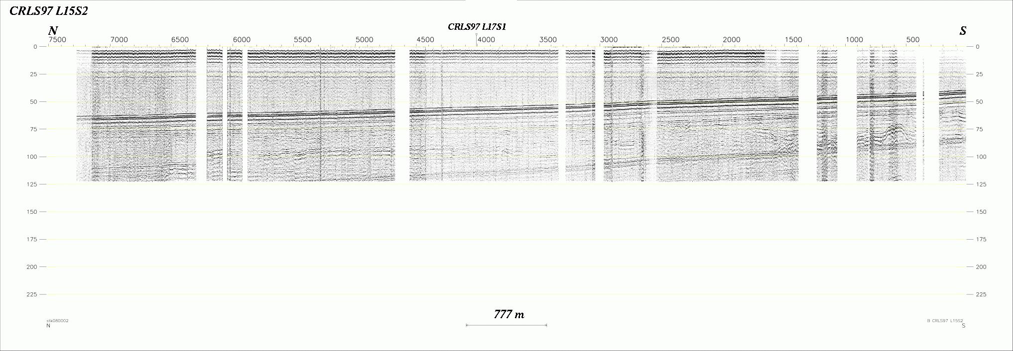 Seismic Reflection Profile Line No.: L15s2 (212612 bytes)