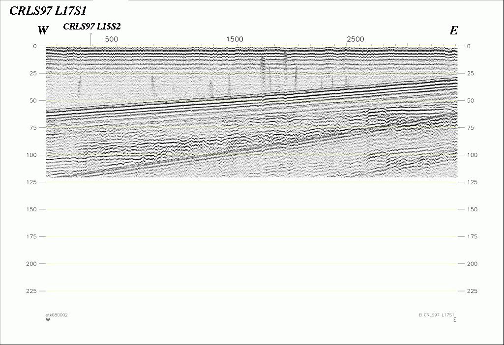Seismic Reflection Profile Line No.: L17s1 (121979 bytes)