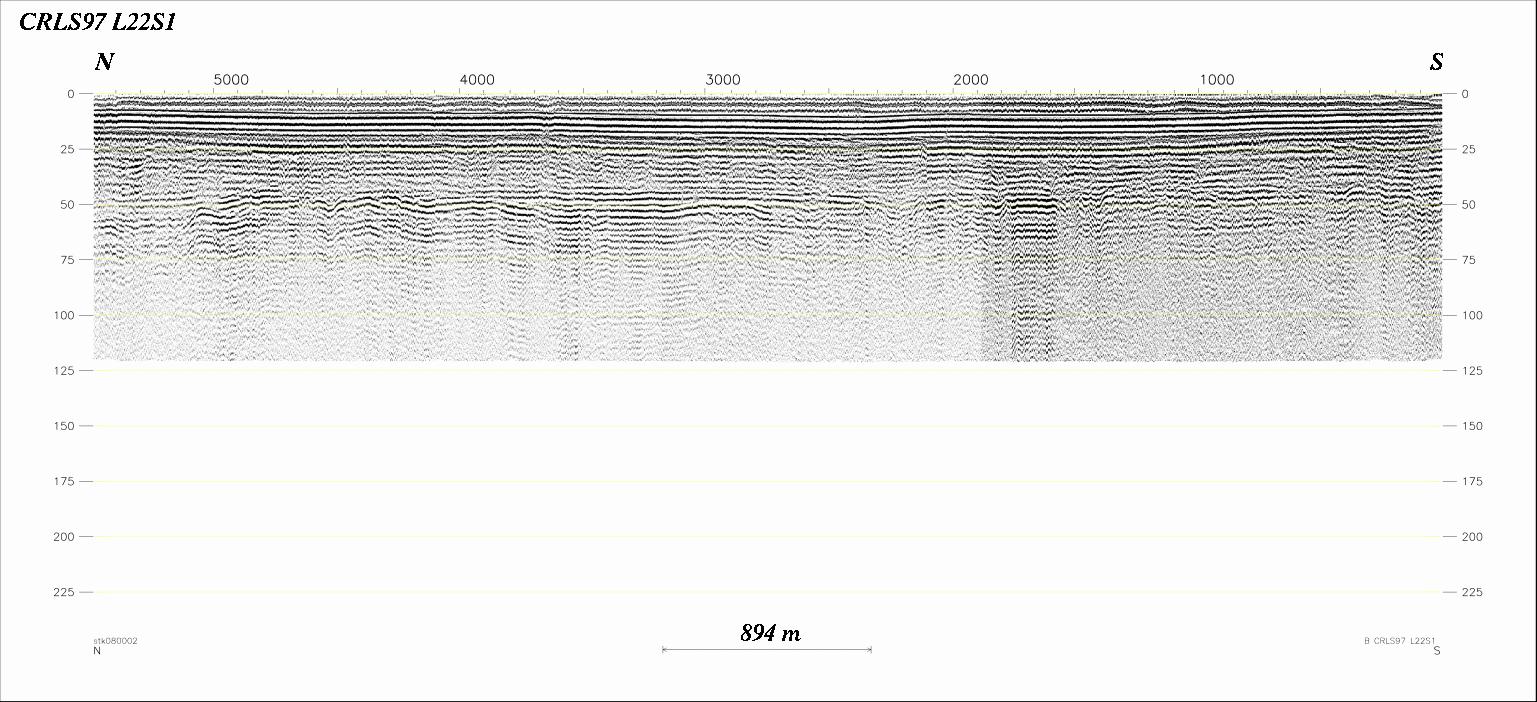 Seismic Reflection Profile Line No.: L22s1 (184376 bytes)