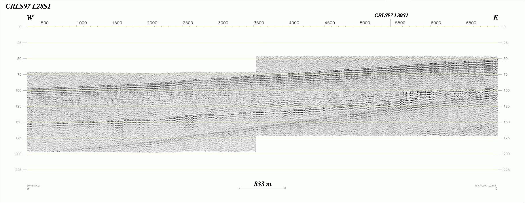 Seismic Reflection Profile Line No.: L28s1 (229334 bytes)