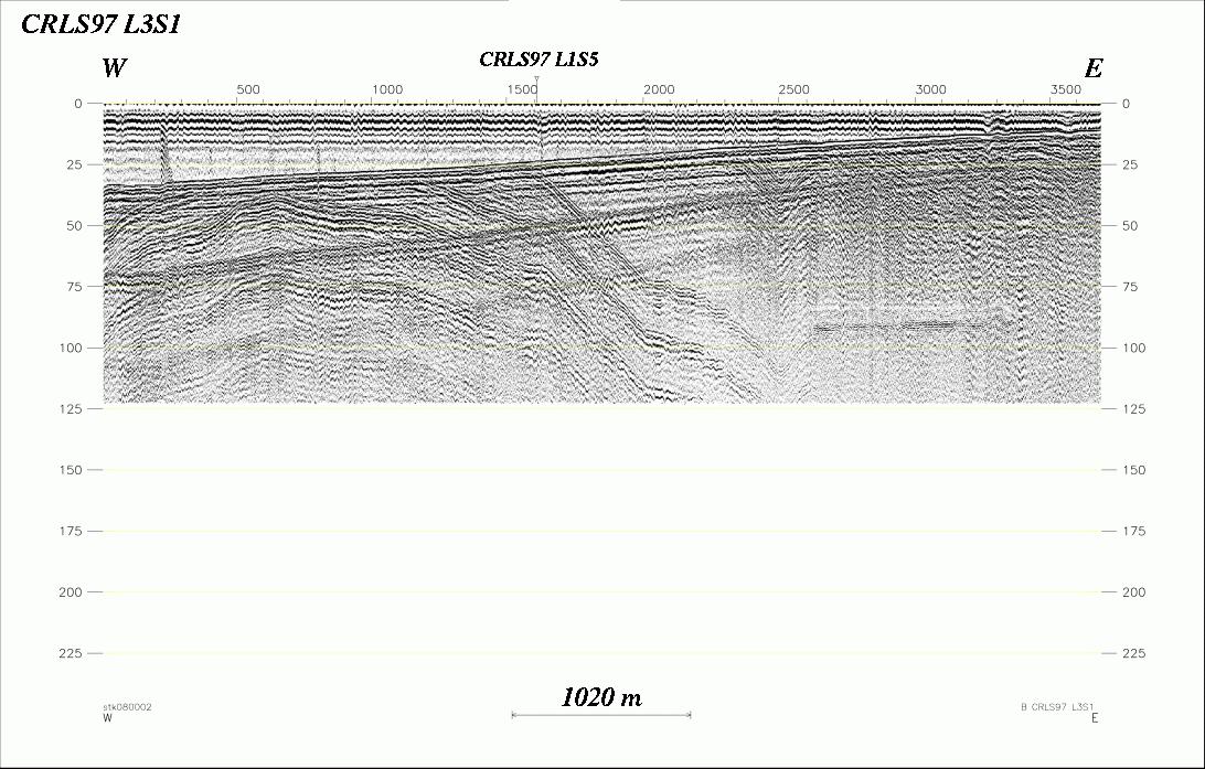 Seismic Reflection Profile Line No.: L3s1 (143497 bytes)