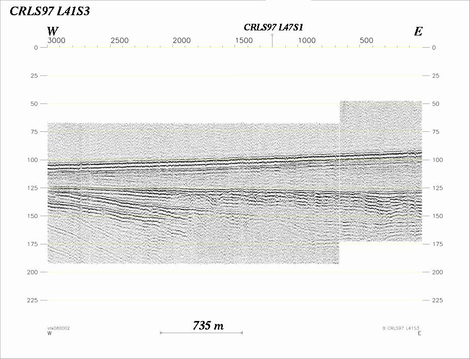 Seismic Reflection Profile Line No.: L41s3 (108657 bytes)