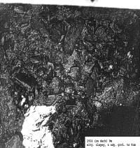 1914: 9m silty, clayey, sandy gravel to 8cm