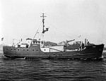 The Research Vessel GOSNOLD, owned and operated by the Woods Hole Oceanographic Institution, is used by members of the WHOI - USGS cooperative project in studies of the Atlantic Continental Shelf and Slope.