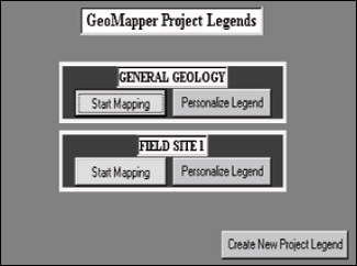 Project Manager screen