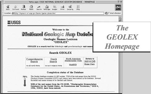 Geolex Homepage