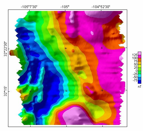 USGS Survey 3194  Aeromagnetic Map