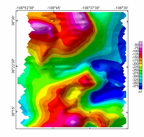 USGS Survey 3195  Aeromagnetic Map