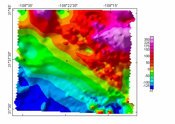 USGS Survey 4139 Aeromagnetic Map