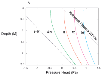 Hydrostatic Pressure curve