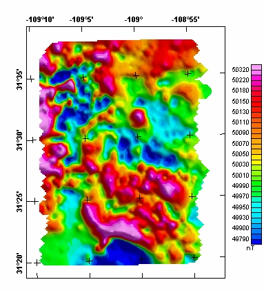 Buck Robinson Peak Aeromagnetic Map