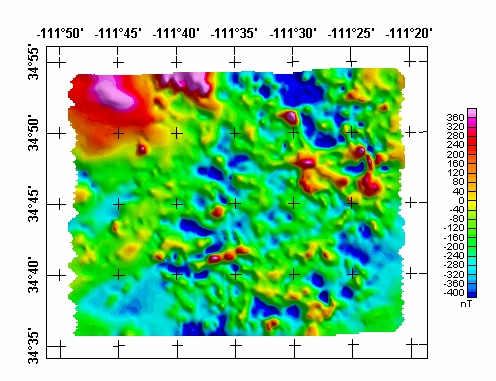 Rattlesnake Aeromagnetic Map