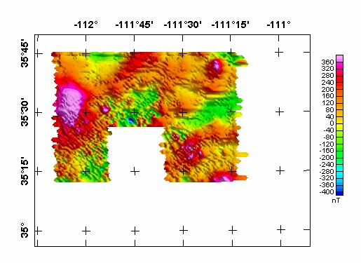 San Francisco Peaks Aeromagnetic Map