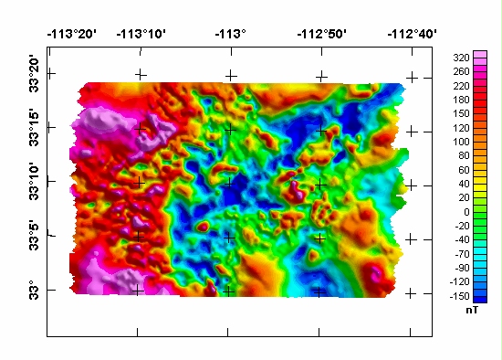 Woolsey Peak Aeromagnetic Map