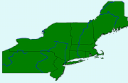 BROWSE THUMBNAIL IMAGE: Extent of the GIS layer rivers of the U.S. that fall within the US basemap data layer distributed with the Long Island Sound project