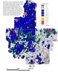map, elemental concentration of niobium, analyzed via ICP-40