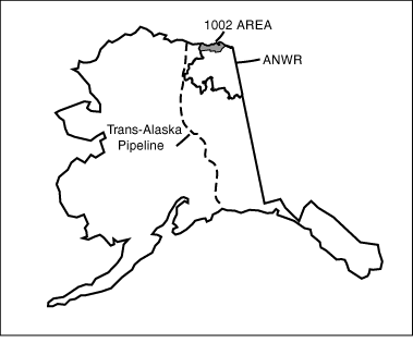 location map of Federal 1002 Area