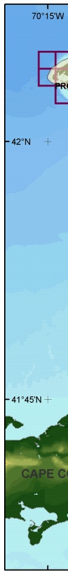 Figure 2. Shoreline grid for CACO.