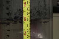 Secure measuring tape and record lowest point; link to larger image