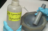 Clean with Hydroxylamine Hydrochloride; link to larger image