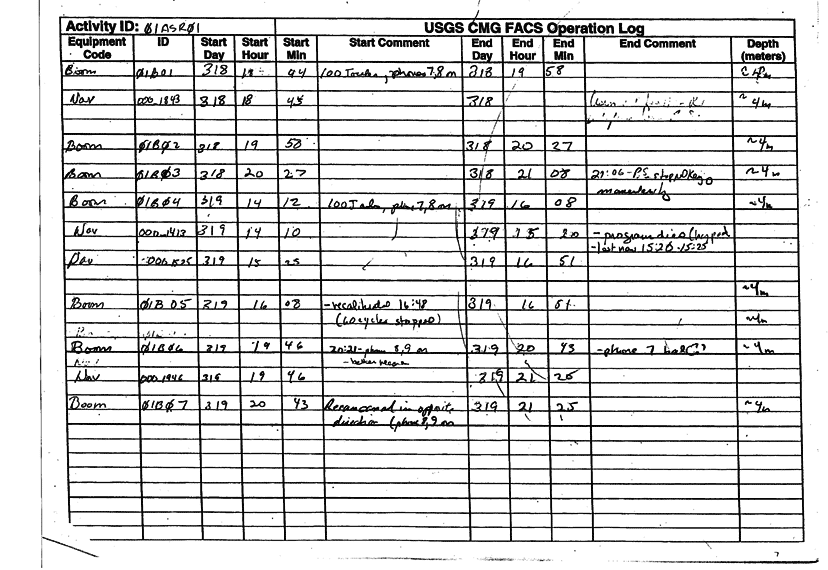scanned image of fourh page of 01ASR01 original logbook